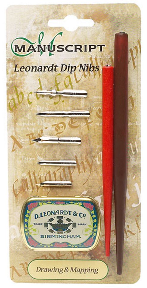 Image of Manuscript Dip Pen Set Drawing & Mapping