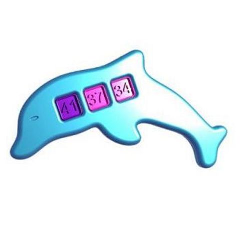 Image of Clippasafe Floating Dolphin Bath Temperature Indicator