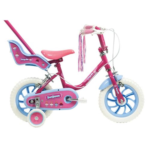 Image of Sunbeam Fairycake 12" Bike With Parent Handle, Designed By Raleigh