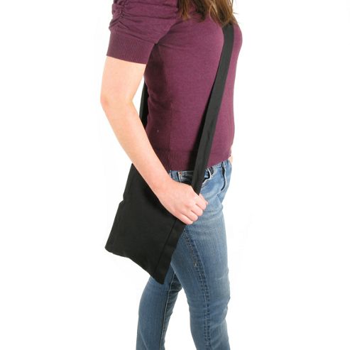 Image of Artys Heavy Cotton Pouch Bag - Black