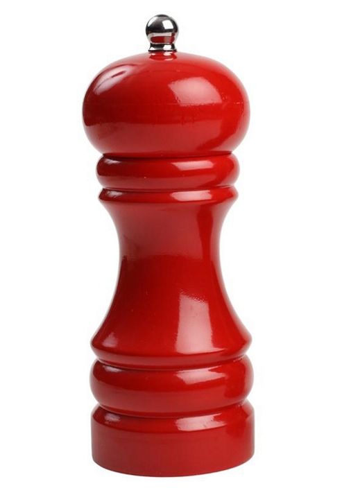 Image of T & G Woodware 12101 Hevea Capstan Pepper Mill Red