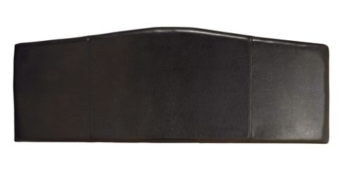 Image of Serene Furnishings Rosa Upholstered Headboard - Black - Double