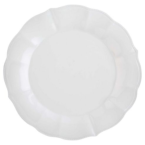 Image of Tesco Snowflake Shaped Porcelain Dinner Plate