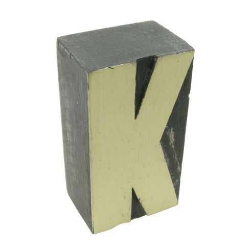Image of Block Letter - K