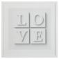 Love 3D Wall Art White