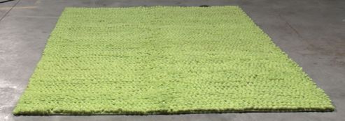 Image of Angelo Octopop Bright Green Woven Rug - 240cm X 170cm (7 Ft 10.5 In X 5 Ft 7 In)