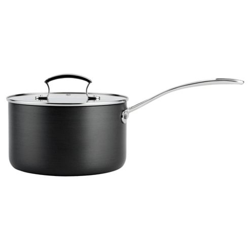 Image of Professional Go Cook 20cm Hard Anodised Saucepan With Lid