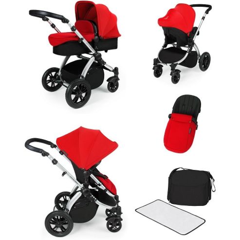 Image of Ickle Bubba Stomp V2 All-in-one Travel System (red)