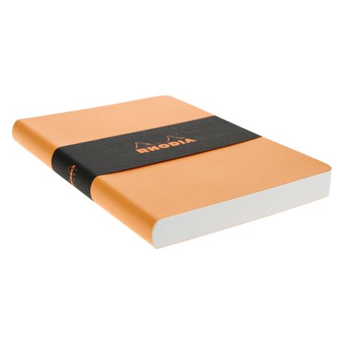Image of Orange Epure Book 14.8x21 120 Sh. Leather Imitation Cover 118310c