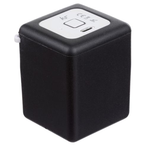 Image of Kitsound Shot Portable Rechargeable Bluetooth Speaker Black