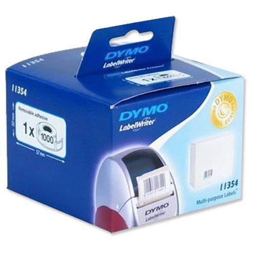 Image of Dymo Labelwriter Labels Multipurpose 57x32mm Ref 11354 S0722540 [pack 1000]