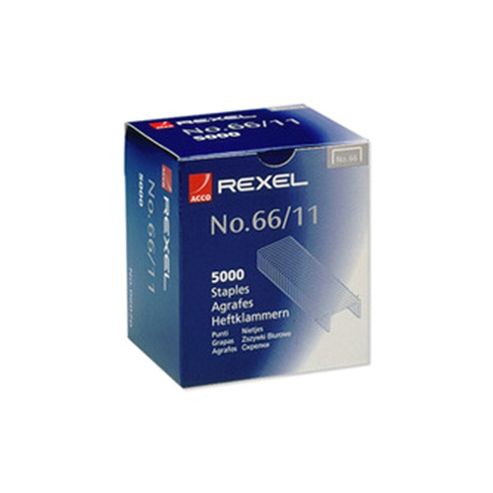 Image of Rexel 66 Staples 11mm [pack 5000]