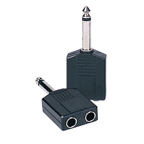Image of 2 Mono Jack To Mono Jack Adaptor