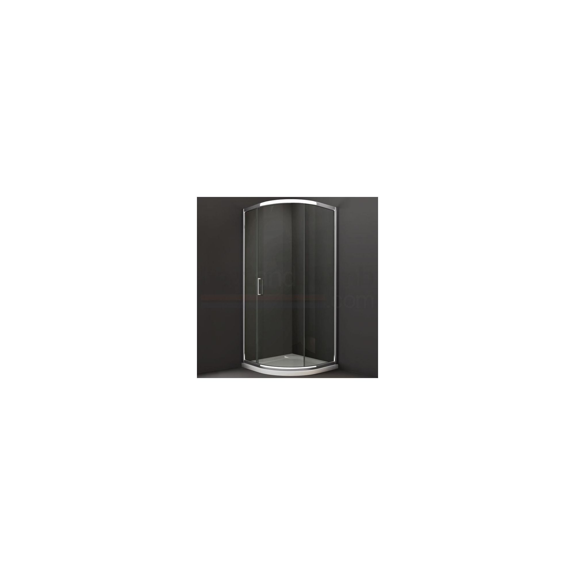 Merlyn Series 8 Sliding 1 Door Quadrant Shower Enclosure, 900mm, Low Profile Tray, 8mm Glass at Tesco Direct