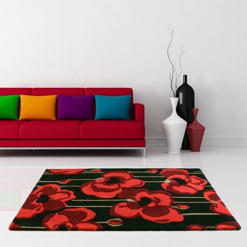 Image of Ultimate Rug Co Floral Art Burgeon Rug - 160 Cm X 230 Cm (5 Ft 3 In X 7 Ft 6.5 In)
