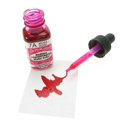 Image of Dr. Ph. Martin's Radiant Concentrated Watercolours - Moss Rose