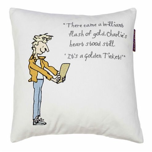Image of Charlie And The Chocolate Factory Cushion