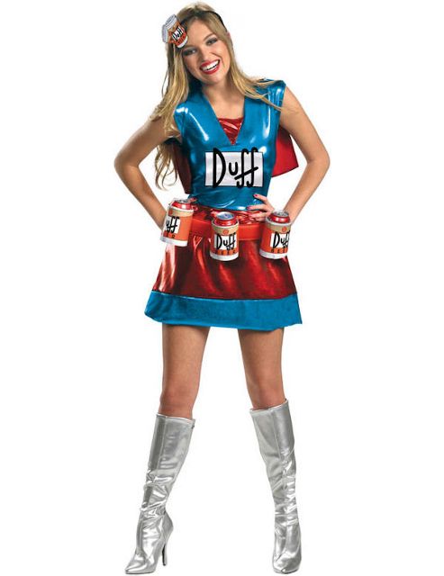 Image of The Simpsons Duffwoman Costume Small