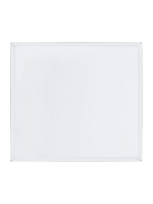 Image of Mirrored Glass Placemat S/2