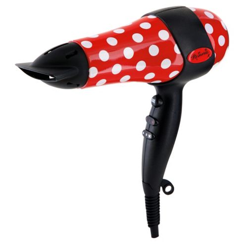 Image of Minnie Mouse Hair Dryer Red Polka Dot