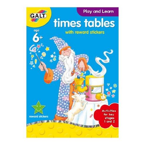 Image of Galt - Home Learning - Times Table Book With Stickers