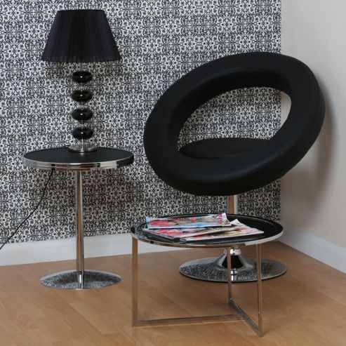 Image of Premier Housewares Polo Chair - Black