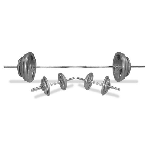 Image of Body Power 101kg 6ft Tri-grip Spinlock Set