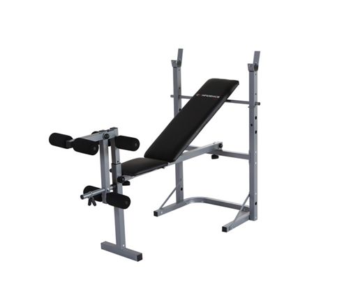 Image of Confidence Fitness Home Multi Gym Dumbbell Weight Bench With Leg Extension Unit