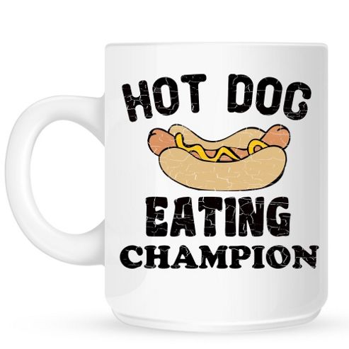 Image of Hot Dog Eating Champion 10oz Ceramic Mug