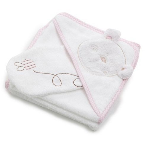 Image of Obaby B Is For Bear Bath Robe & Mitten - Pink