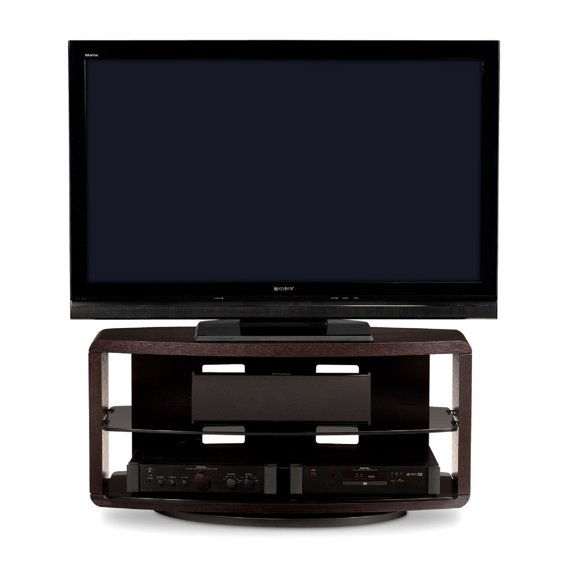 BDI Valera 9724 TV Stand up to 50'' TV's - Espresso Stained Oak at Tesco Direct