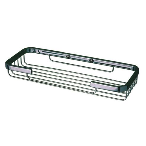 Image of Gedy Dakota Double Basket In Chrome
