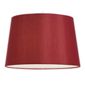 Endon Lighting 12" Tapered Faux Silk Shade with Reversible Gimbal - Red