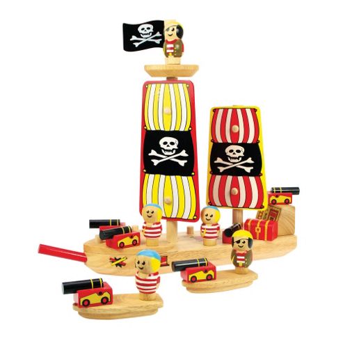 Image of Bigjigs Toys Bj338 Pirate Ship