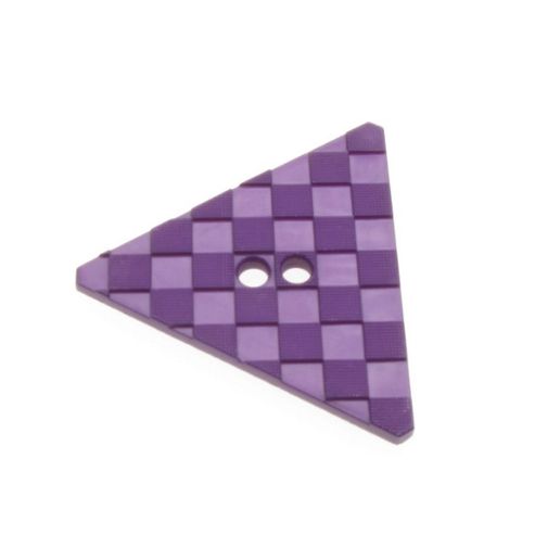 Image of Dill Buttons 45mm Purple Triangle