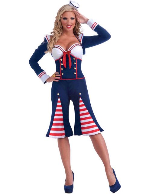 Image of Women's Sailor Suit Costume
