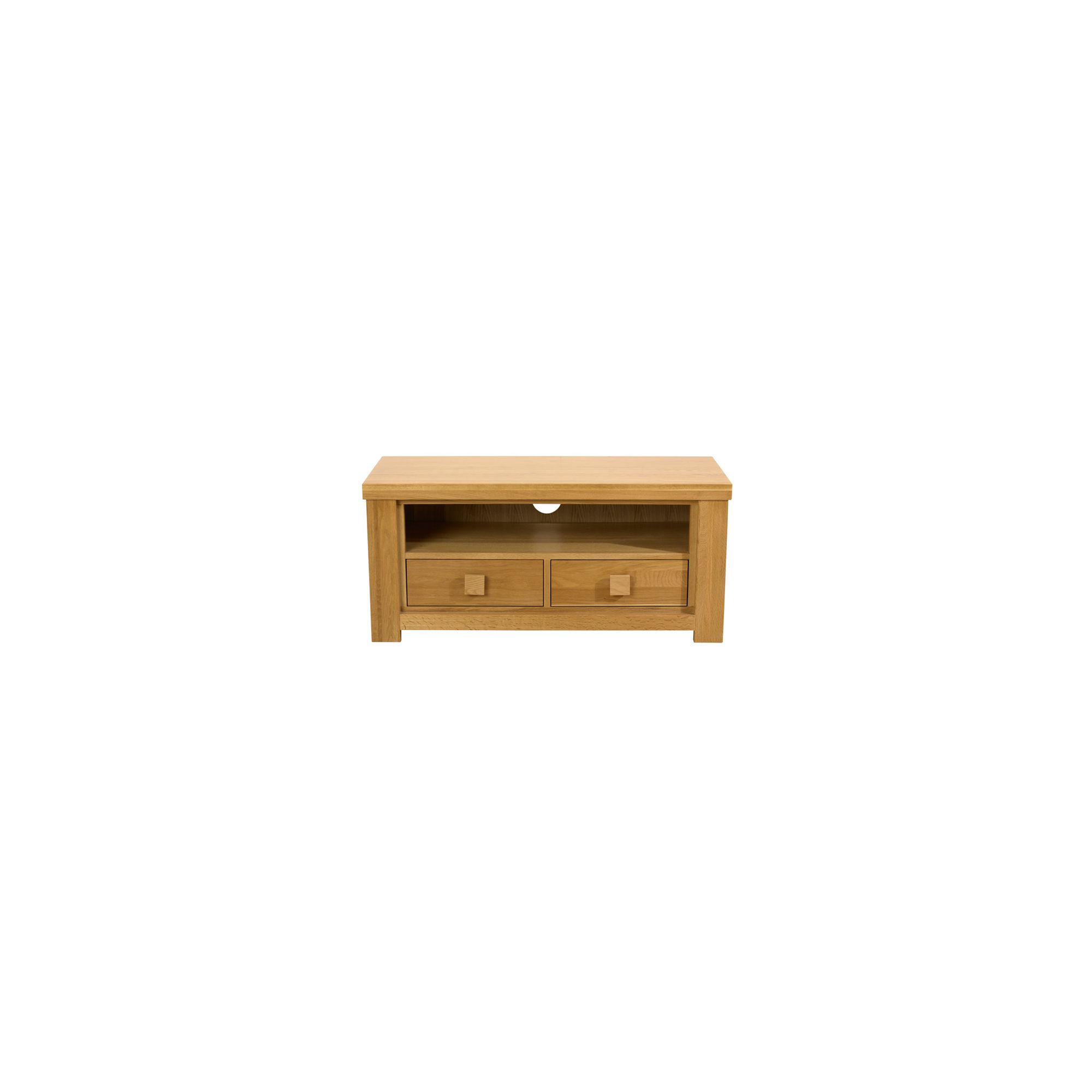 Mark Harris Furniture Barcelona 2 Drawer TV Unit in Solid Oak at Tesco Direct