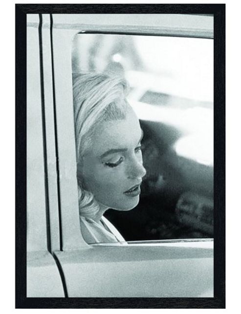 Image of Marilyn Monroe Black Wooden Framed The Misfits Poster