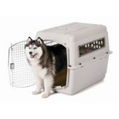 Petmate Vari Traditional Dog Kennel in Bleached Linen - Small (53cm L x 41cm W x 38cm H)