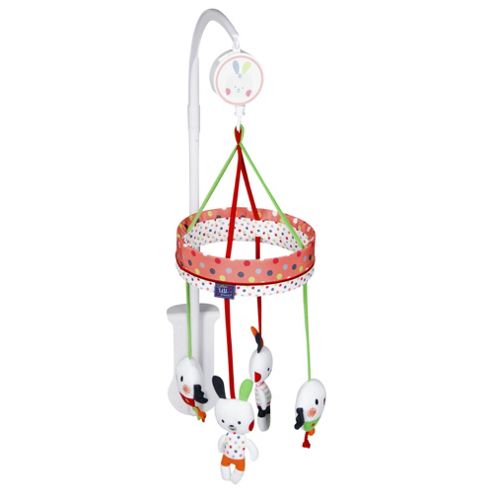 Image of Musical Mobile Cotton Tail Red Kite