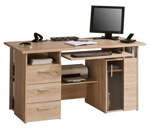 Image of Maja Capital Oak Computer Desk