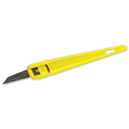 Image of Stanley Cutting Knife Disposable With Plastic Handle Yellow - Pack Of 3