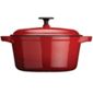 Kitchen Craft Kccecasrd26 Cast Iron Casserole Red 5L