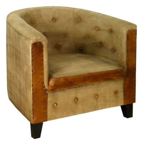 Image of Baumhaus Irr67urb3-2 Roadie Chic Leather Armchair