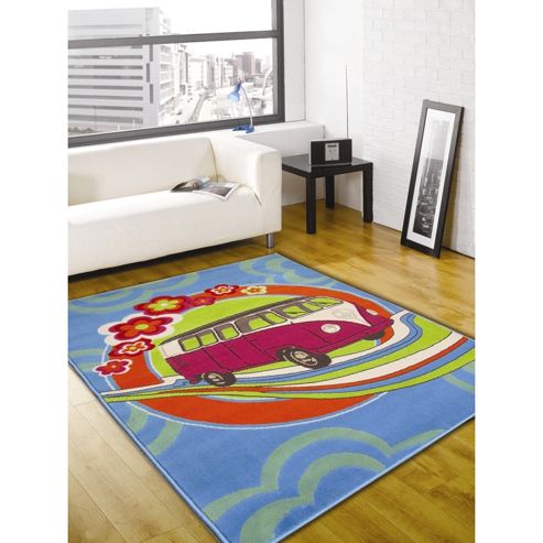 Image of Retro Funky Road Trip Multi 120x160 Cm Rug