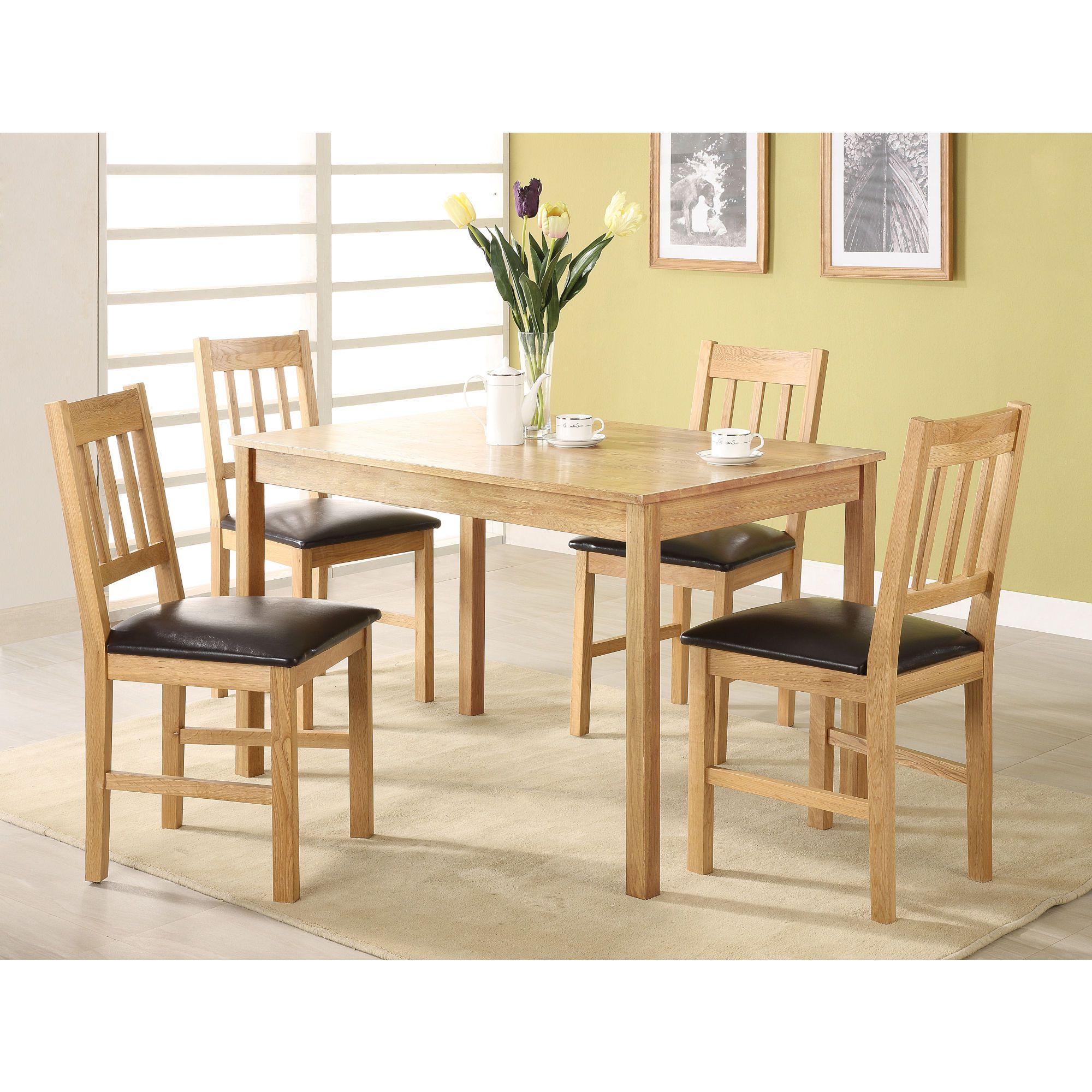 Heartlands Furniture Hyde 5 Piece Dining Set at Tesco Direct