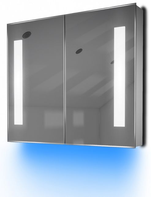 Image of Ambient Demist Bathroom Cabinet With Sensor & Internal Shaver Socket K80b