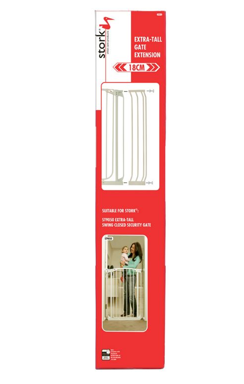 Image of Stork Childcare Products 18cm Extra Tall Safety Gate Extension