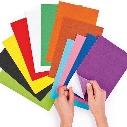 Image of Self-adhesive Felt Sheets Value (pack Of 18)