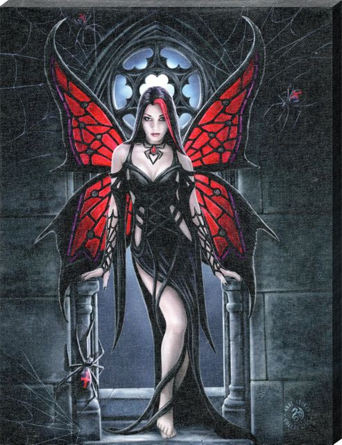 Image of Anne Stokes Arachnafaria Canvas Print